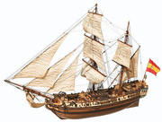 Модель корабля (La Candelaria) 