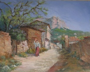 картина Анатолия Гопкало Весна в Бахчисарае