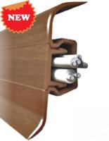 напольный плинтус ПВХ  (Россия) со встроенным кабель-каналом