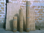 Камышовые плиты (маты). Камышовая рогожка. Камыш в снопа