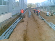 Рытье траншей. котлованов. Земляные работы 