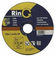 Качественный отрезной круг для металла. 115 х 1.2 х 22.23. RinG (РинГ)