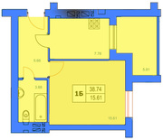 квартира от застройщика в Ирпене39кв.м27300у.е.