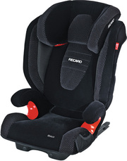 Детские автокресла RECARO Monza SeatFix Microfibre black/aquavit 