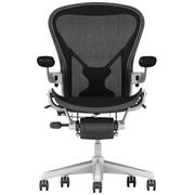 Кресло Herman Miller Aeron Chair - Polished Aluminum