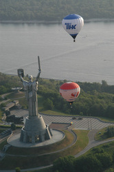 Полет на воздушном шаре над Киевом  