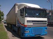 Грузовые перевозки DAF XF фура. Прокат фуры.