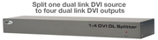 1:4 DVI Dual Link Splitter.Distributes a dual-link DVI source Gefen hdmi.kiev.ua