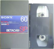 ВидеоКассета  формата  BetacamSP 60  (№1)