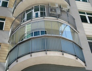 роллетные москитные системы СКС-Штакузит,  безрамное остекление 