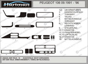 Тюнинг интерьера авто Peugeot 106