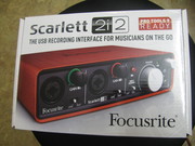 Продам звуковую карту Focusrite Scarlett 2i2