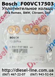 F00VC17503 Уплотнительное кольцо Alfa Romeo,  BMW,  Citroen,  DAF