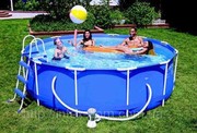 Каркасный бассейн Intex Metal Frame Pool 54424-366х98 см.