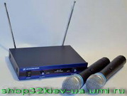 Sennheiser EW-100 двухканальная радиосистема,  2 микрофона