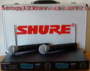 Shure LX88-III,  2 радиомикрофона SM 58,  цифровой дисплей