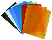 Обложка прозрачная цветная для переплета А4 200мк,  (уп/100 шт.) 