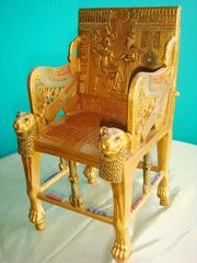 Продам египетский трон, окрашен в золотистый цвет