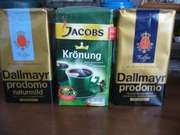 Кофе оптом Jacobs Kronung,  Dallmayr,  Lavazza