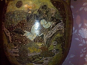 Ваза напольная.Эксклюзивная ручная роспись в греческом стиле под старину
