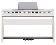Цифровое пианино белого цвета Casio privia px-150we продает магазин