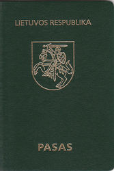 Литовский паспорт 2003-2006 года.