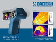 Измеритель тепловых потоков BALTECH TR-01500,  тепловизионная камера,  