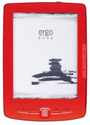 Электронная книга ERGO BOOK 0607 Red + microSDHC 8Gb