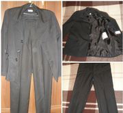 Форма школьная пиджак и брюки,  цвет - черный,  б/у,  состояние - отл.