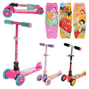Самокат детский трехколесный Profi Trike: Барби, тачки, принцессы Диснея