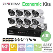 Комплект видеонаблюдения DVR KD-264kit 8 камеры