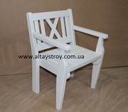 Кресла деревянные белые. Киев
