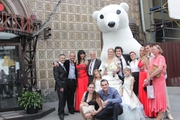 Надувной Белый Медведь на свадьбу