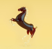 VIP подарок - Лошадь (ручная работа из стекла)