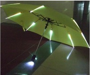Светящийся зонт с подсветкой ребер,  зонт гаджет,  оригинальный зонт.