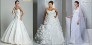 Прокат свадебных платьев разных размеров и фасонов от салона Elen-Mary