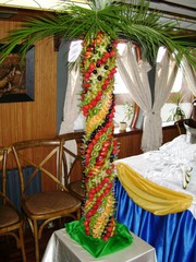  Фруктовая пальма на праздничный стол 