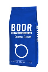 Кофе в зернах Bodr Crema Gusto 1 кг. Оптом