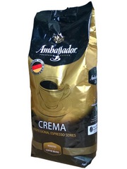 Кофе в зернах Ambassador Crema (Германия) 1 кг опт
