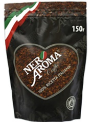 Растворимый кофе Nero Aroma Black 150 гр опт