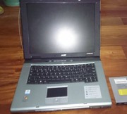 Продам по запчастям ноутбук Acer TravelMate 2410-разборка и установка