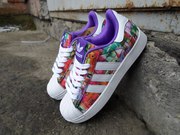 Продам  Кроссовки  Adidas Superstar текстиль и кожа   р. 36-41