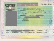 Виза в Хорватию (мульти на пол года)