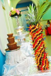 Фруктовая пальма на праздничный стол