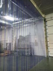 ПВХ завеса (ленточная силиконовая штора)