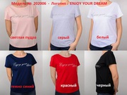 Женская футболка с принтом Enjoy Your Dream