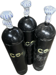 Балони та обладнання.Медичні гази. CO2 7л