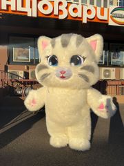 Надувной костюм аниматору кот 4 часа работы 2.4 м 60 Вт