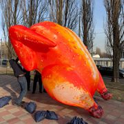 Наружная реклама надувная мобильная Привлечение покупателей 3.4 м