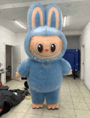 Надувной костюм Лабубу 240 см с вентилятором 4 часа одном заряде